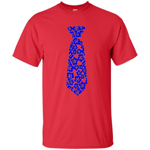 Hawaiian T-shirt Floral Tie