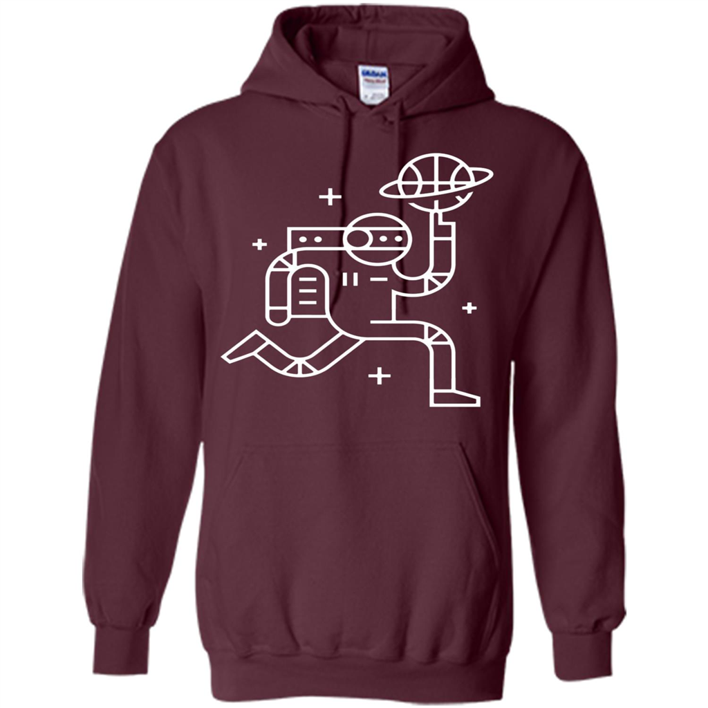 Space Ballin' T-Shirt Maroon