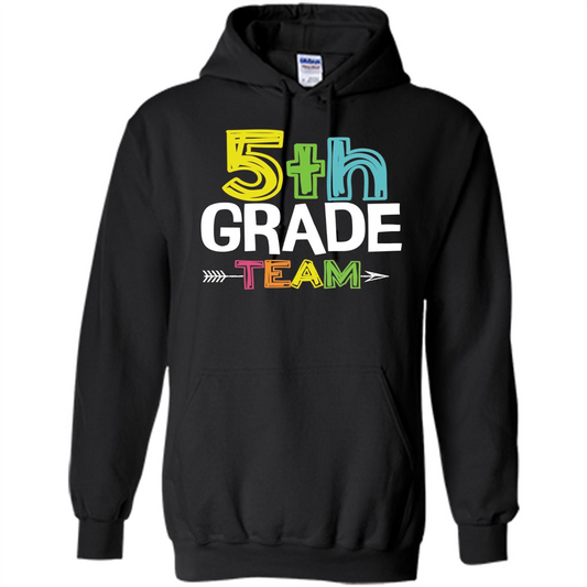 Back To School T-shirt Team Fifth Grade Teacher Black