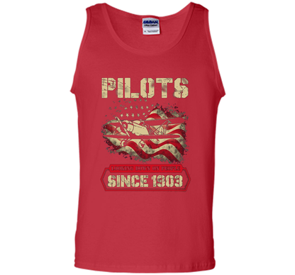 Pilots Looking Down On People Since 1903 T-shirt Red