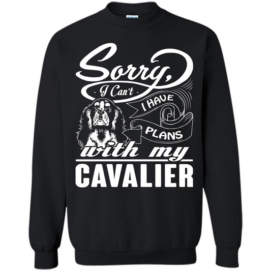 I Have Plans With My Cavalier T-shirt Black