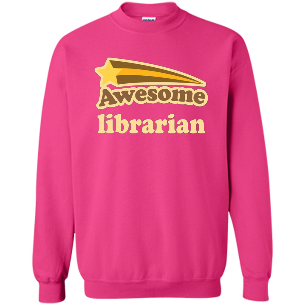 Awesome Librarian T-shirt Heliconia
