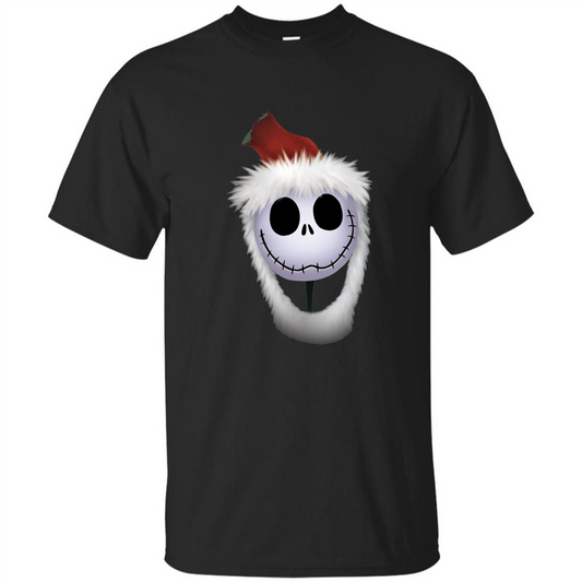 Nightmare Before Christmas Santa T-shirt Black