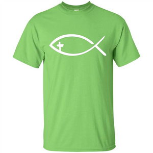 Christian T-shirt Jesus fish T-shirt