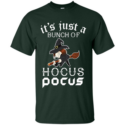 Movie T-shirt It’s Just A Bunch Of Hocus Pocus Forest Green