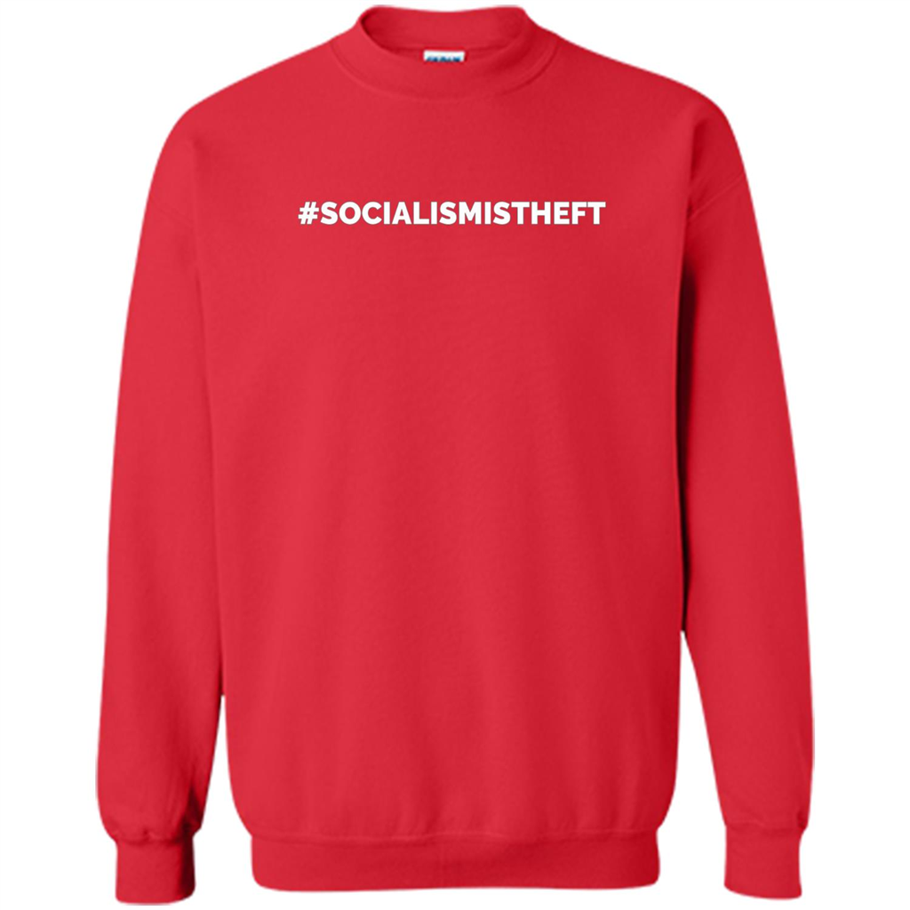 Socialism is Theft T-shirt Red