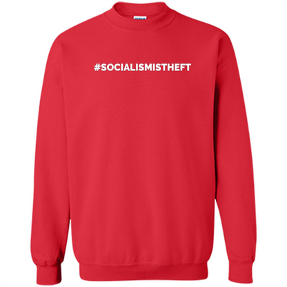 Socialism is Theft T-shirt Red