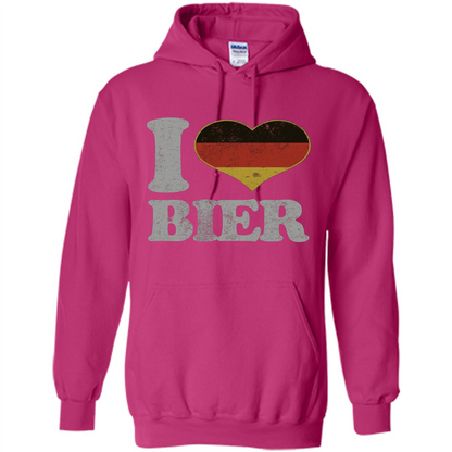 Oktoberfest T Shirt Germany Drinking Beer I Love Bier T-shirt Heliconia