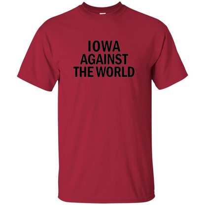 Iowa Against the World T-shirt Cardinal