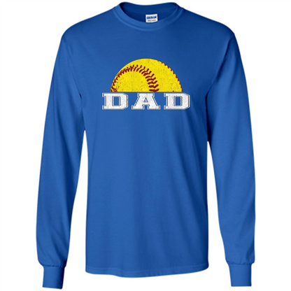 Softball Dad T-shirt - New Favorite Softball Shirt for Dad Royal