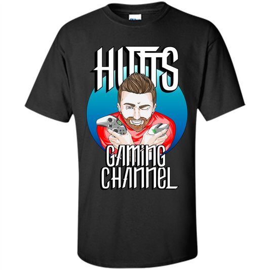 Gamer T-shirt Hutts Gaming Alternate Black