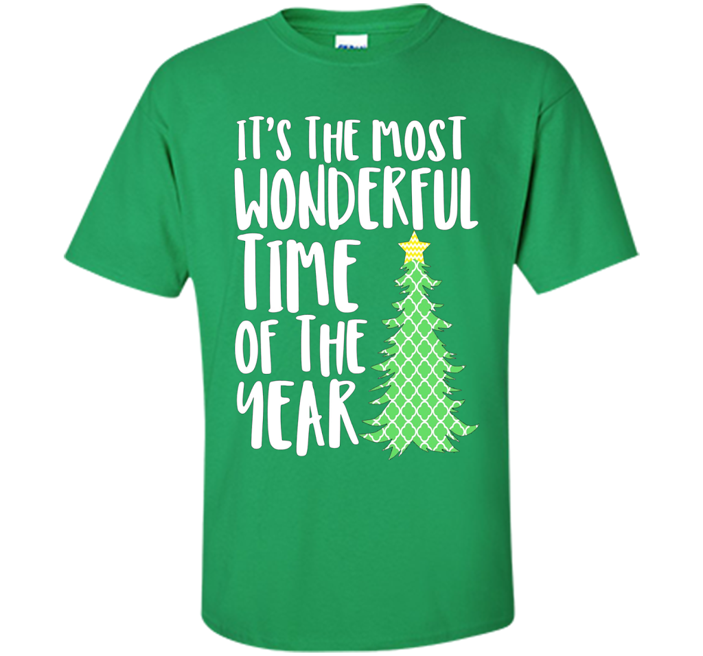 It's the most wonderful time of the year christmas shirt t-shirt Irish Green