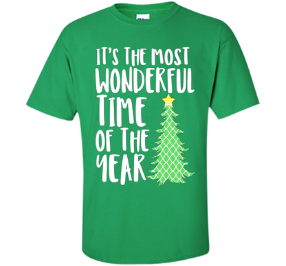 It's the most wonderful time of the year christmas shirt t-shirt Irish Green