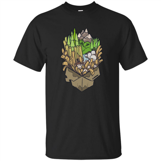Poutine Forest T-shirt Black