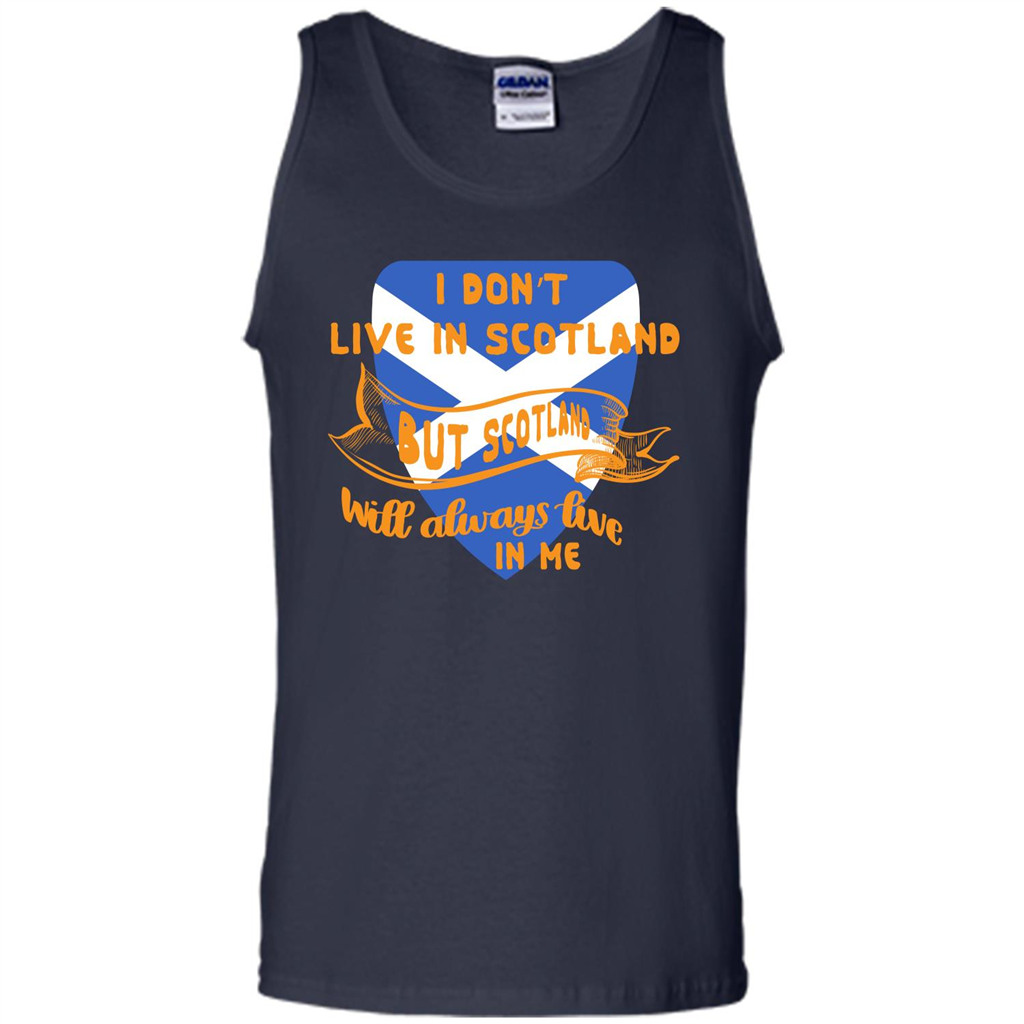 Scotland T-shirt Will Always Live In Me Navy