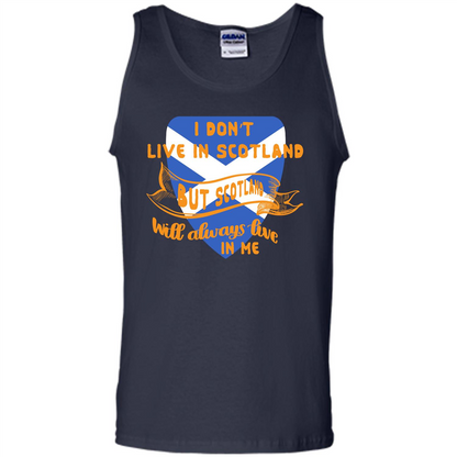 Scotland T-shirt Will Always Live In Me Navy
