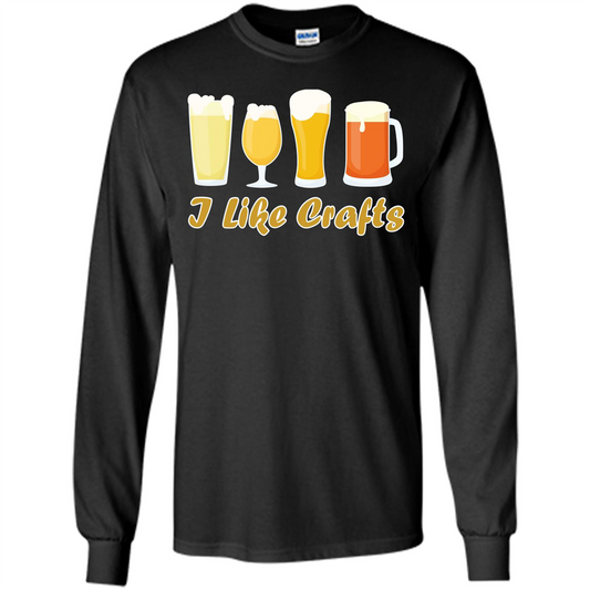 Beer T-shirt I Like Crafts Black