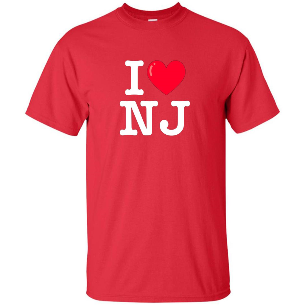 I Heart NJ T-Shirt I Love NJ Red