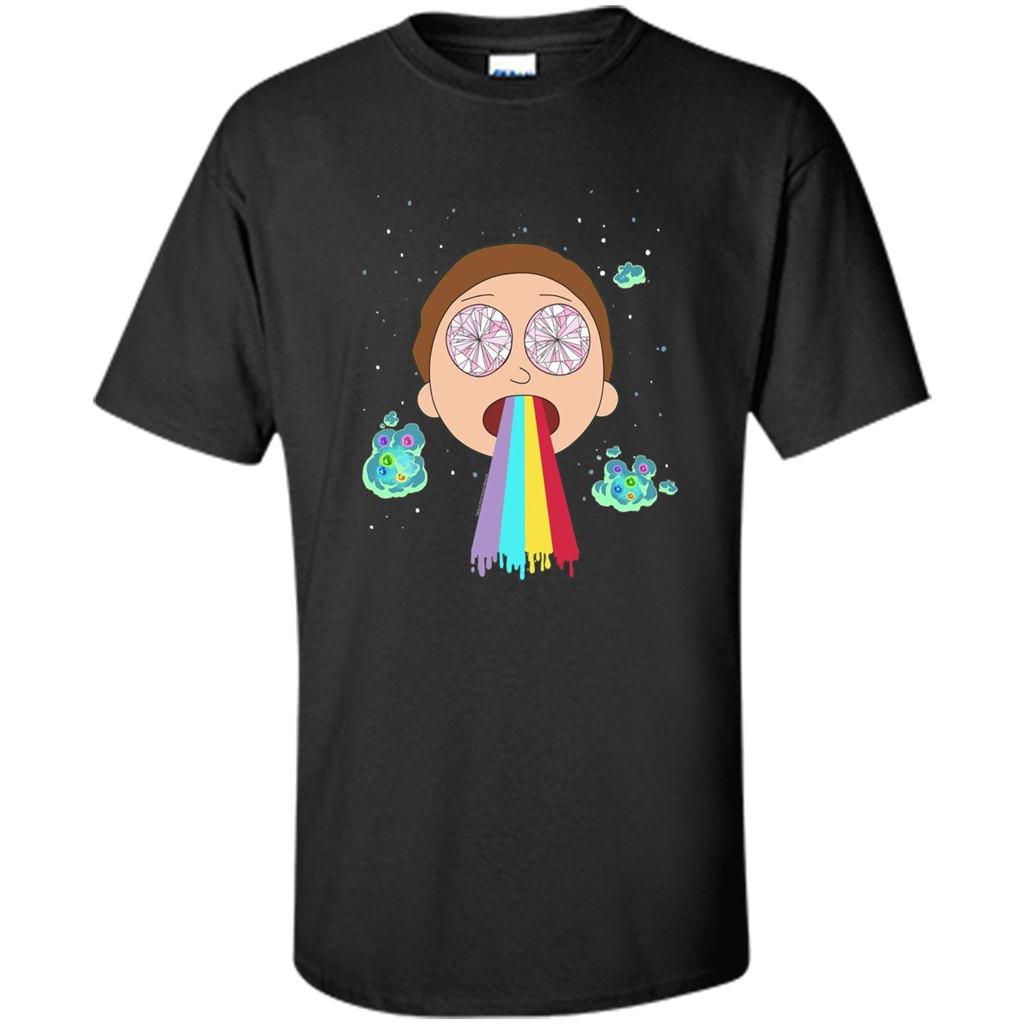 Cartoon Lovers T-shirt Space Morty Black