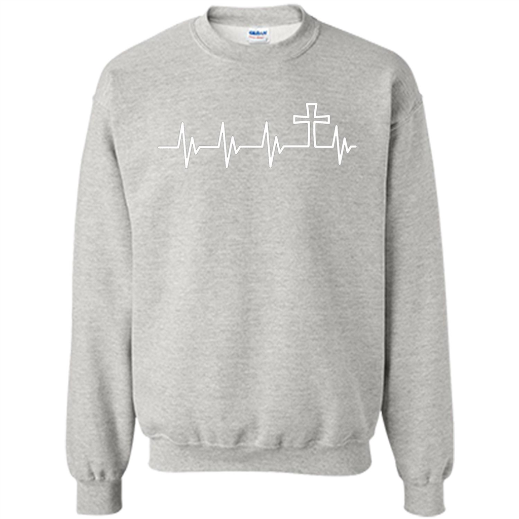 Christian T-shirt Heartbeat Ash