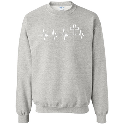 Christian T-shirt Heartbeat Ash