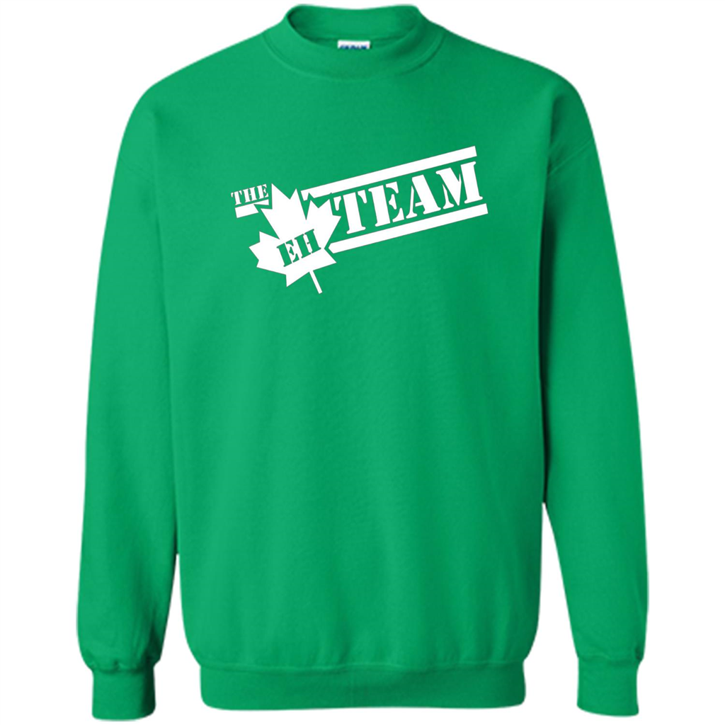 Funny The EH Team Canada T-shirt Irish Green