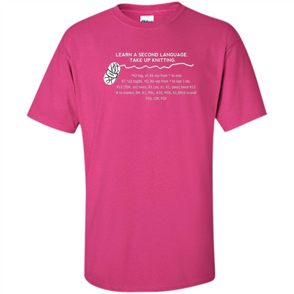 Funny Knitting T-shirt Knitting Gift Shirt Heliconia