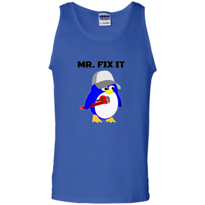 Mr. Fix it Penguin T-shirt Royal