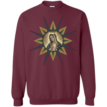 Virgen de Guadalupe T-shirt Maroon