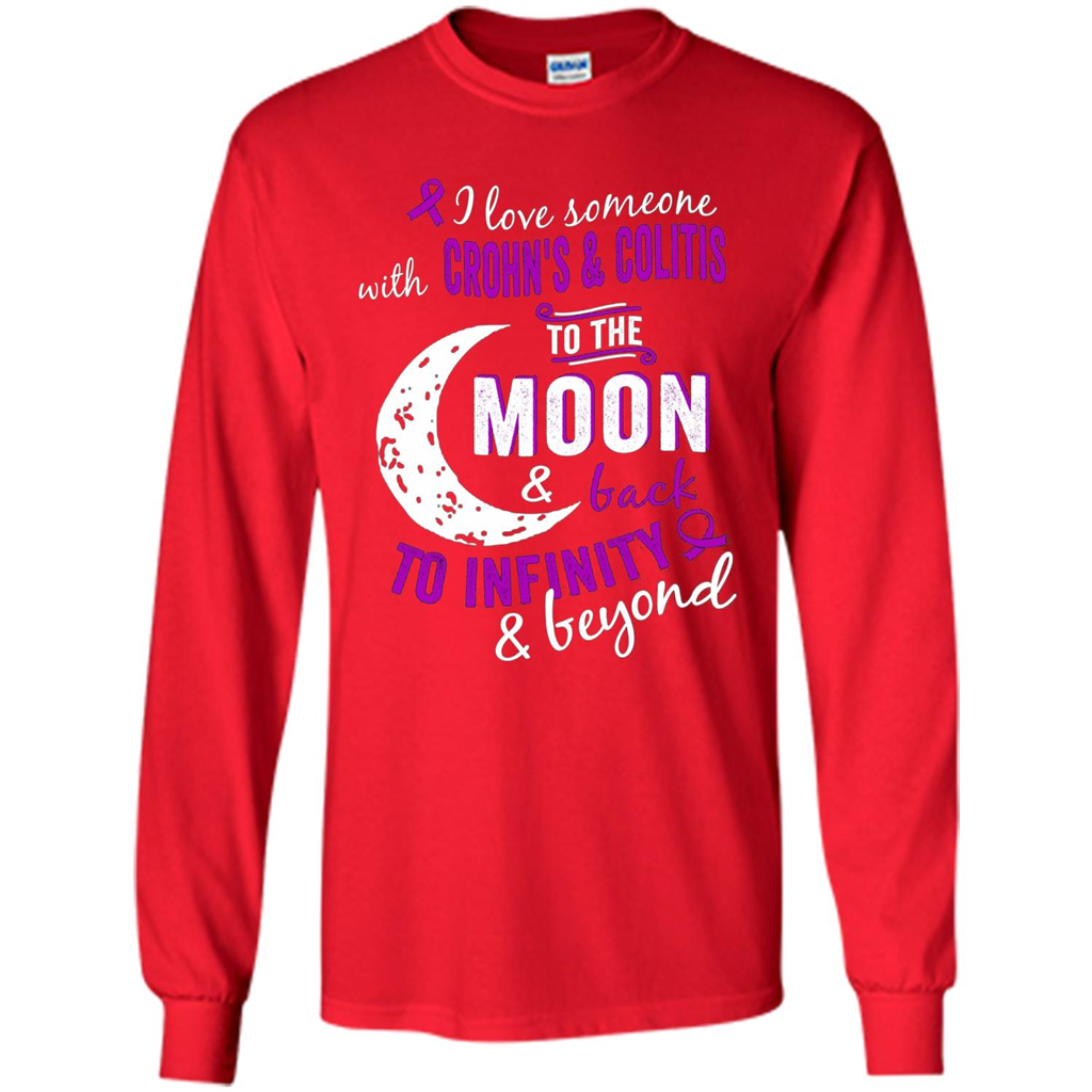 Crohn's and Colitis Awareness T-shirt Red