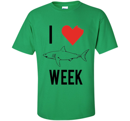 I Love Shark Shirt shirt Irish Green