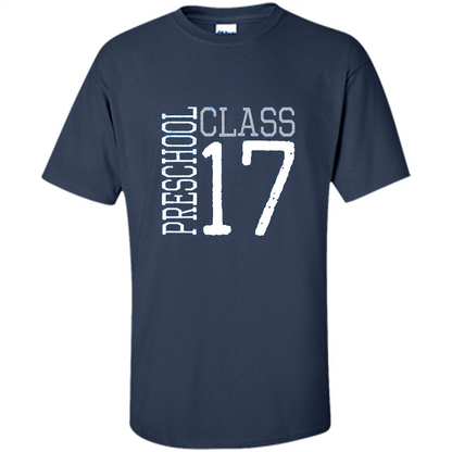 Preschool Class 2017 T-Shirt Navy