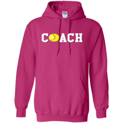 Softball Coach Gift T-shirt Heliconia