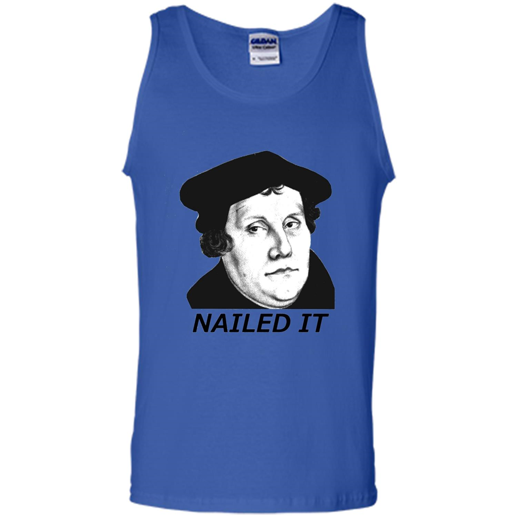 Nailed It 500th Reformation Day T-Shirt Royal