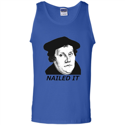 Nailed It 500th Reformation Day T-Shirt Royal