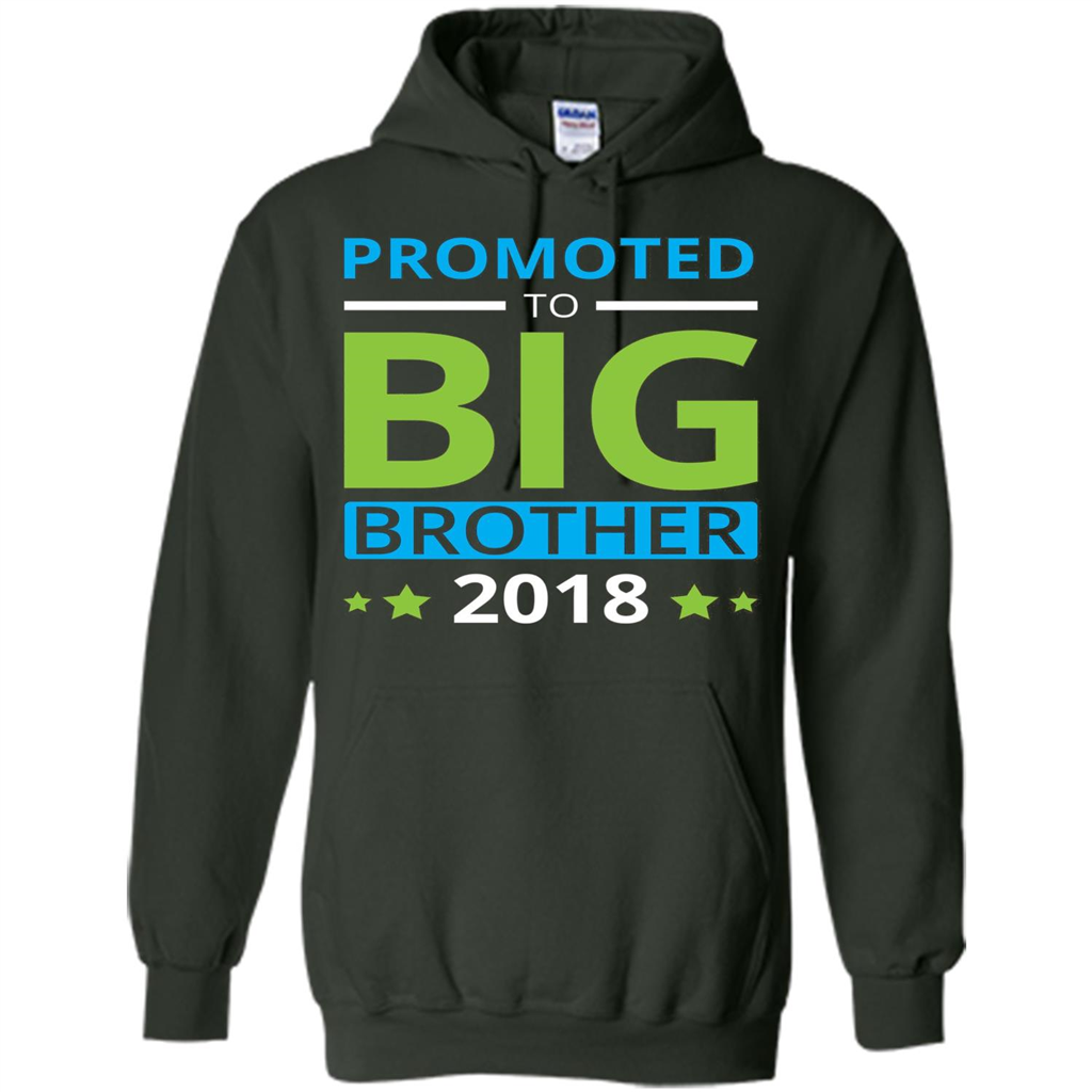 Brothers T-shirt Promoted to Big Brother 2018 T-shirt Forest Green