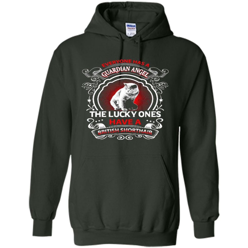 British Shorthair T-shirt The Lucky Ones Forest Green