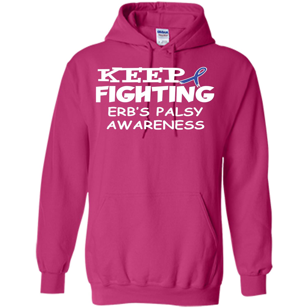 Cancer Awareness T-shirt Keep Fighting Erb’s Palsy Awareness Heliconia