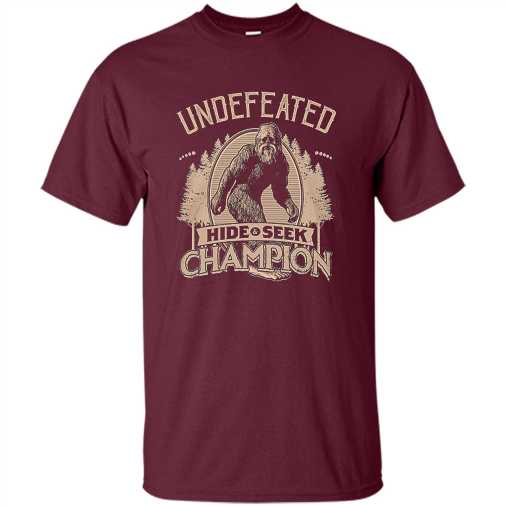 Undefeated Hide Seek Champion T-shirt Maroon