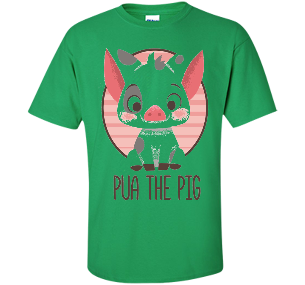 Disney Moana Pua The Pig T-shirt Irish Green