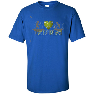 Funny Tennis T-shirt Let's Play Tennis T-shirt