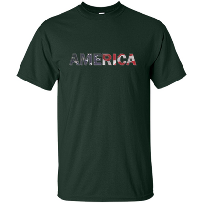 American Patriotism T-shirt Forest Green