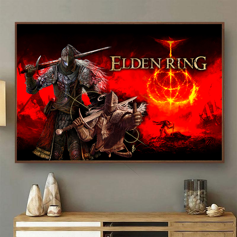 Elden Ring Video Game Canvas & Poster Poster