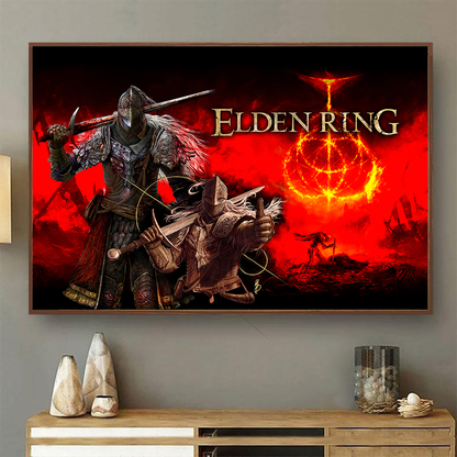 Elden Ring Video Game Canvas & Poster Poster