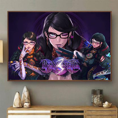 Bayonetta 3 Video Game Canvas & Poster Poster