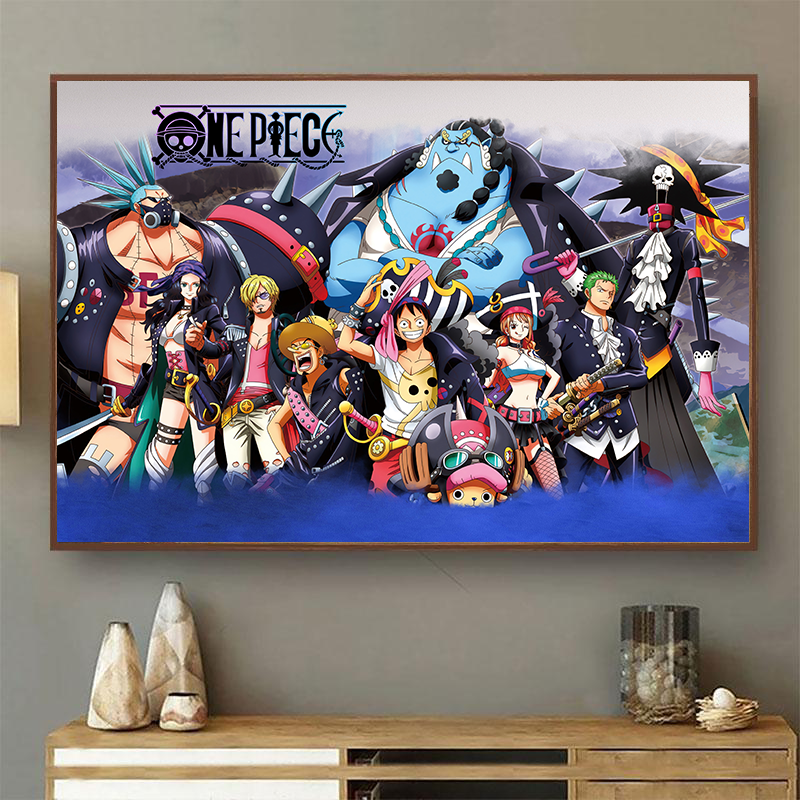 One Piece Straw Hat Pirates Anime Manga Canvas & Poster
