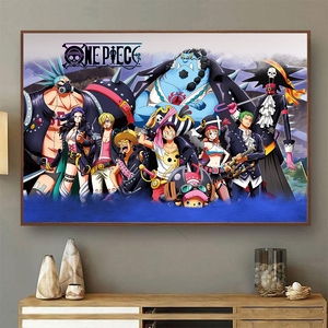 One Piece Straw Hat Pirates Anime Manga Canvas & Poster