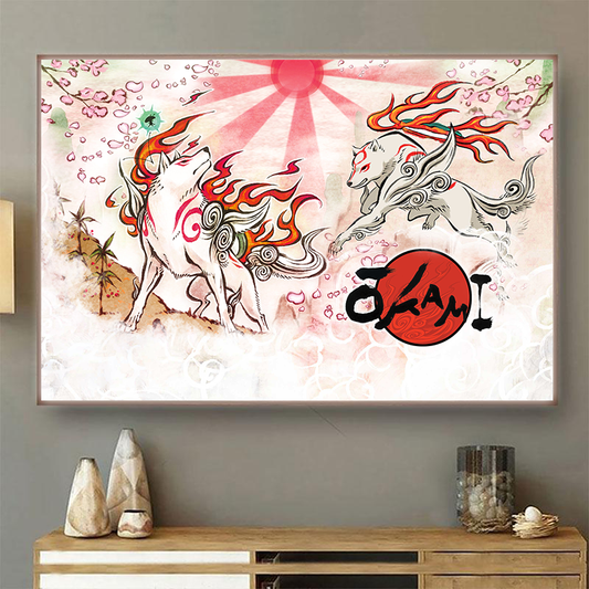 Okami Video Game Canvas & Poster Canvas