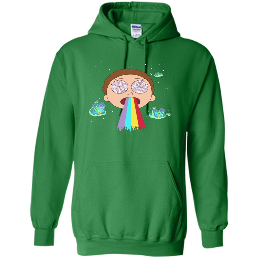 Cartoon Lovers T-shirt Space Morty Irish Green