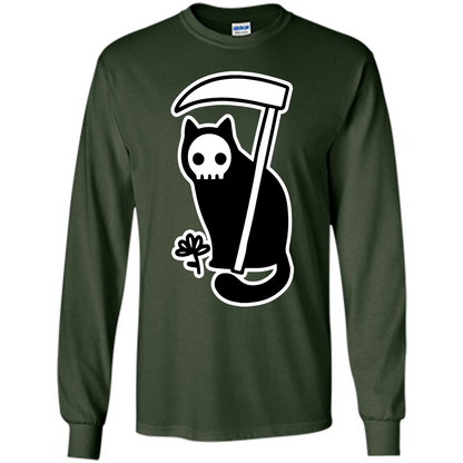 Cat Grimm Reaper T-shirt Forest Green